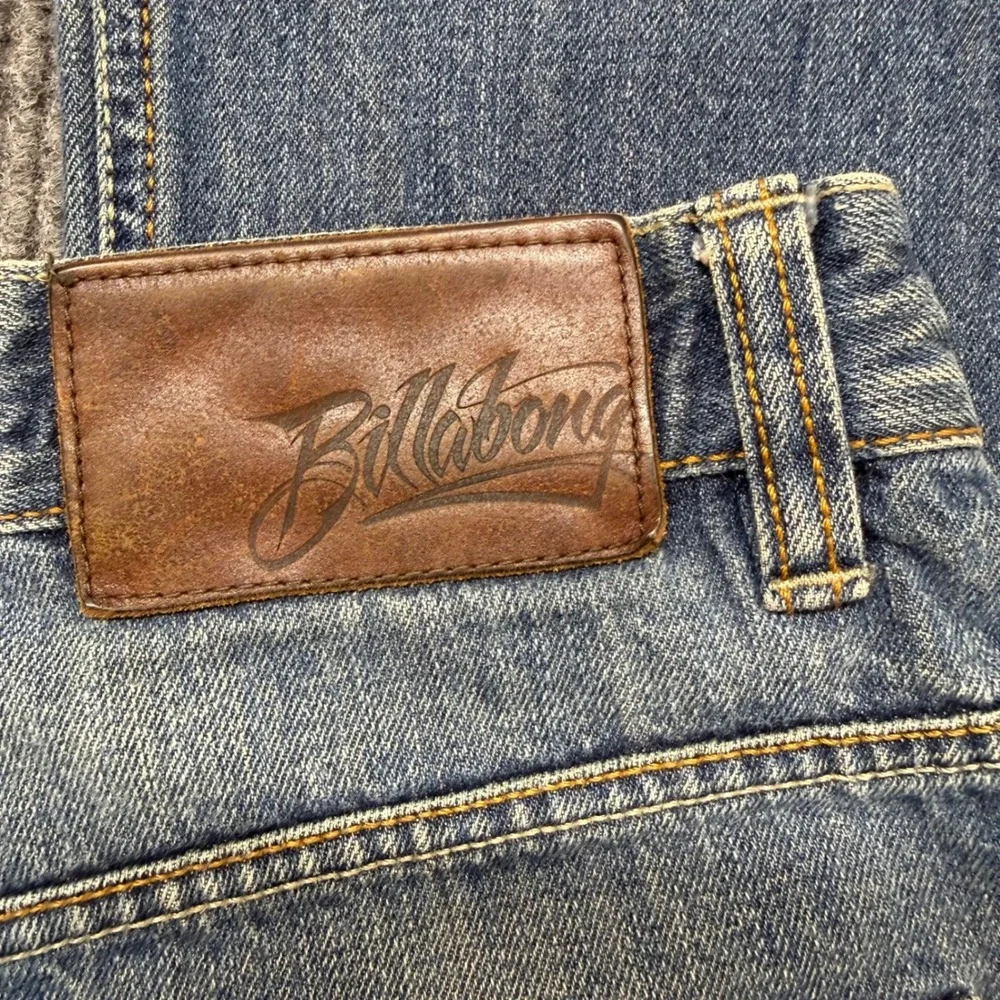 Billabong The Point Jeans Mens 31x30 Straight Leg‎ Light Stone Wash Denim
